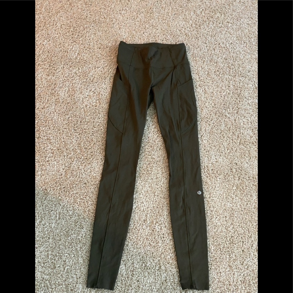 Lululemon Fast and Free Tight 31” Olive
